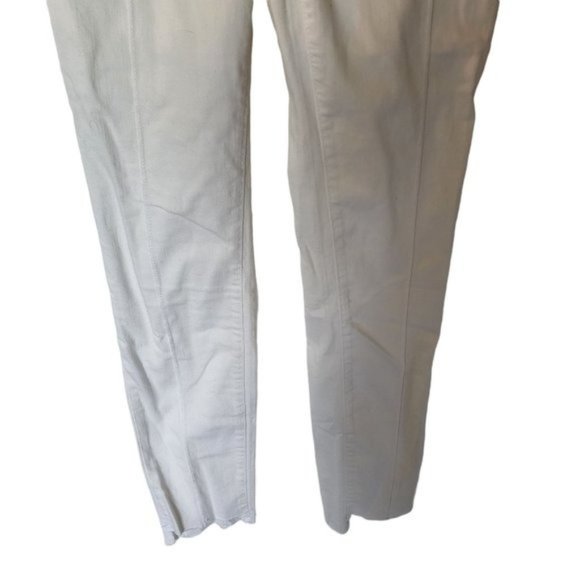 Free People Step Hem Pintuck Skinny Jeans size 27 NWT White - Picture 8 of 14